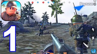 Ardennes Fury WW2 FPS Guns  Gameplay Walkthrough Part 1 iOS Android Gameplay [upl. by Ellessig]