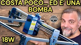 Costa poco ed è una bomba Swiitol C18 Pro 18W potente e preciso incisore laser economico migliore [upl. by Nosimaj576]