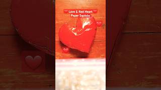 ❤ Love amp Red Heart ❤ Paper Squishy love redheart papersquishy diy squishy viralshorts shorts [upl. by Kam453]