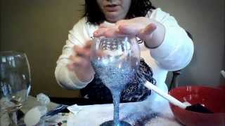 How to make glitter wine glasses [upl. by Agn216]