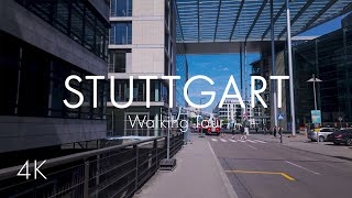 Stuttgart  City Center  Walking Tour  4K [upl. by Nettle515]