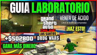 GTA5 Online  LABORATORIO de ACIDO GUIA DE DINERO COMO GANAR MILLONES GUIA DETALLADA GTA5 Online [upl. by Aelanna]