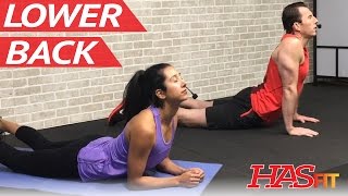 25 Min Lower Back Exercises for Lower Back Pain Relief Stretches for Lower Back Strengthening Rehab [upl. by Nalhsa]