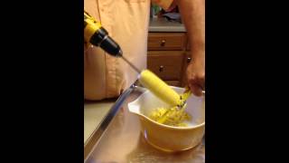 Best way to remove corn from cob [upl. by Figone]