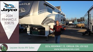 2024 Jayco Pinnacle 32RLTS  Growing out your Sideburns  Layzee Acres RV Sales [upl. by Strickler]