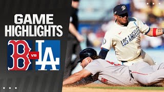 Red Sox vs Dodgers Game Highlights 72024  MLB Highlights [upl. by Umeko]