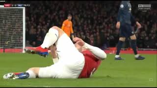 Kolasinac vomits on the pitch [upl. by Akit]