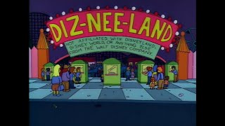 The Simpsons quotDizNeeLandquot Part 1 [upl. by Nyrhtak]