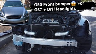 Infiniti G37 Q50 Front Bumper  Drl Headlights [upl. by Blain]