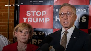 Its OK to vote against Donald Trump GOP Mesa Mayor John Giles stumps for Kamala Harris [upl. by Femi]