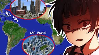 COMO OS JOGADORES CRIARAM CIDADES no SERVER em TAMANHO REAL 🌎FARLANDS minecraft [upl. by Nnaid718]