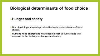 Factors That Affecting Food Choice [upl. by Tlaw]