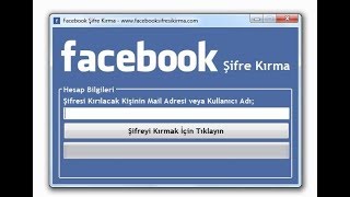 Facebook şifre kırma hackleme programı 2016 GÜNCELLENDİ [upl. by Ahsitan]