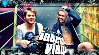 ASKING ALEXANDRIA  Interview with Ben Bruce amp Danny Worsnop by wwwpitcamtv [upl. by Ellah637]