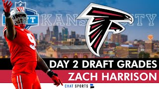 Atlanta Falcons Draft Grades Ft Zach Harrison  2023 NFL Draft Day 2  Day 3 Draft Targets [upl. by Nallek]