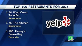 3 Sacramentoarea restaurants make Yelp’s Top 100 Places to Eat list for 2023 [upl. by Itnaihc168]