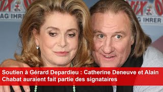 Gérard Depardieu  Catherine Deneuve et Alain Chabat auraient fait partie des signataires [upl. by Hughes]