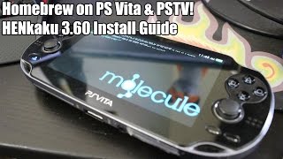 How to Install HENkaku on PS Vita amp PSTV 360  Homebrew for PS Vita [upl. by Ynnob]