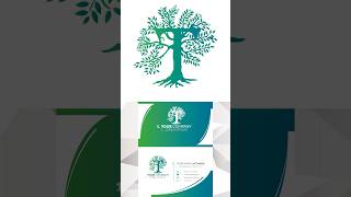 Vector Tree Logo logo adobecreativesuite illustrators adobedesign design art adobesoftware [upl. by Henni]