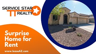 Surprise Homes for Rent 4BR2BA by Surprise Property Management AZ  Service Star Realty [upl. by Akemhs]