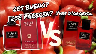 XAVIER ROUGE Yves D´orgeval vs XERYUS ROUGE Givenchy  Reseña y comparativa [upl. by Cornia]