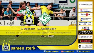 vv Staphorst  SC Genemuiden  Finanxe Toptoernooi 2024 [upl. by Rolat]