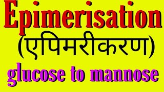 epimerisation in hindi bsc 3rd year organic chemistry knowledge adda carbohydrate [upl. by Sabanrab]