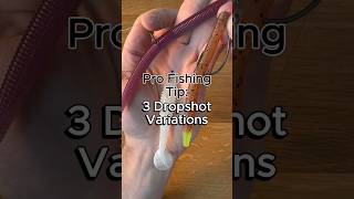 3 Pro Dropshot Setups for Bass Fishing fishing bassfishing fishingtips largemouthbass bass [upl. by Rich]