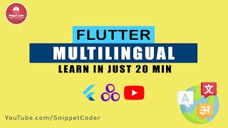 🔥 Make your Flutter app Multilingual in just 20 min 🔥 [upl. by Bobbi830]