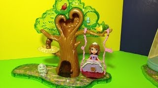 SOFIA THE FIRST Forest Playset with Princesses and Friends [upl. by Llenwad]