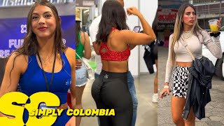 COLOMBIAN GIRLS amp FITNESS EVENT IN MEDELLIN COLOMBIA 2023 [upl. by Langille]