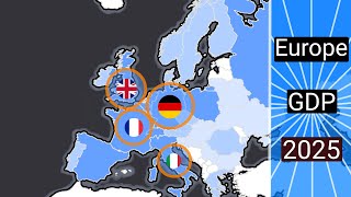 Top 30 European Economies in 2025 GDP nominal [upl. by Htims]