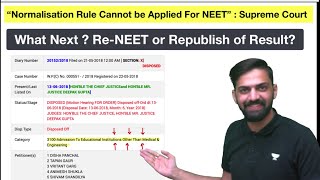 NEET 2024 Latest Update  Supreme Court on NEET 2024 Result Scam  NTA NEET 2024 Latest News [upl. by Gillespie]