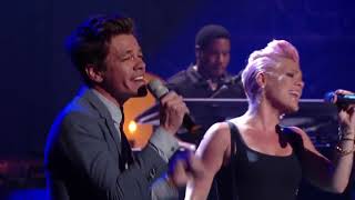 Pink feat Nate Ruess  Just Give Me a Reason 2013 live [upl. by Icyac626]