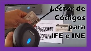 Lector de Códigos para IFE e INE [upl. by Evreh]