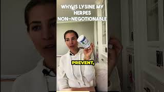 Why is Lysine My Herpes Nonnegotionable [upl. by Ilan]