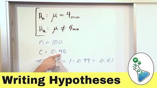 Writing the Null and Alternate Hypothesis in Statistics [upl. by Tomasz]