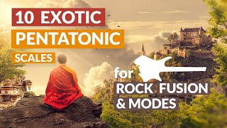 EXOTIC Pentatonic scales for ROCK FUSION amp MODES  Crystal Clear [upl. by Gradey532]