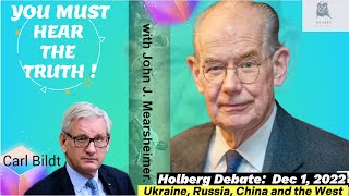 John Mearsheimer and Carl Bildt Ukraine Russia China and the West [upl. by Akinnej]