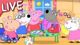 Peppa Pigs Clubhouse  LIVE 🏠 BRAND NEW PEPPA PIG EPISODES ⭐️ [upl. by Arch291]