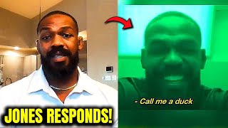 Jon Jones CAUGHT OUT Making RIDICULOUS Excuses For Tom Aspinall 🦆 [upl. by Aderf]