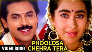 Phoolon Sa Chehra Tera  Anari  Udit Narayan  90s Hindi Song [upl. by Anitniuq619]