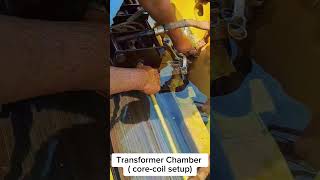 Transformer core coil assembly youtubeshorts shorts electrical [upl. by Wall512]