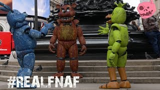 Real fnaf characters in real life in London UK [upl. by Ahtelrac478]