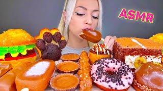 ASMR EATING CHOCOLATE CAKE ICE CREAM CANDY BARS NUTELLA DESSERT MUKBANG 다양한 초콜렛 디저트 먹방 [upl. by Hanselka]