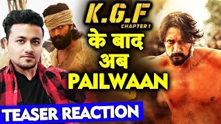 PAILWAN Teaser Reaction  Kiccha Sudeep  Pailwan Kushti [upl. by Esimehc]