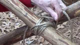 How to Tie a Tripod Lashing [upl. by Mccarty]