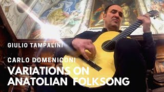 TAMPALINI plays Domeniconi Variations on Anatolian Folksong [upl. by Morlee]