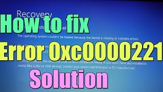 Fix Error 0xc0000221 STATUSIMAGECHECKSUMMISMATCH blue screen I 5 SOLUTIONS 2023 [upl. by Nyrhtakyram77]