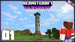 TOWER OF THE DOG  HermitCraft 10  Ep 1 [upl. by Pihc325]